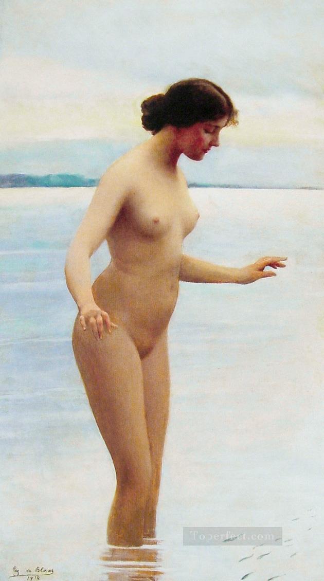 In the water Eugene de Blaas nude Oil Paintings